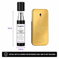 Paco Rabanne 1 Million, presented as an independently repacked FragMini 5 mL / 0.17 oz eau de toilette travel spray. Original retail bottle and packaging are not included.